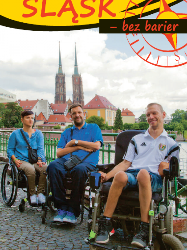 Dolny Śląsk dla każdego - 180 tras turystycznych dla osób niepełnosprawnych - mapa